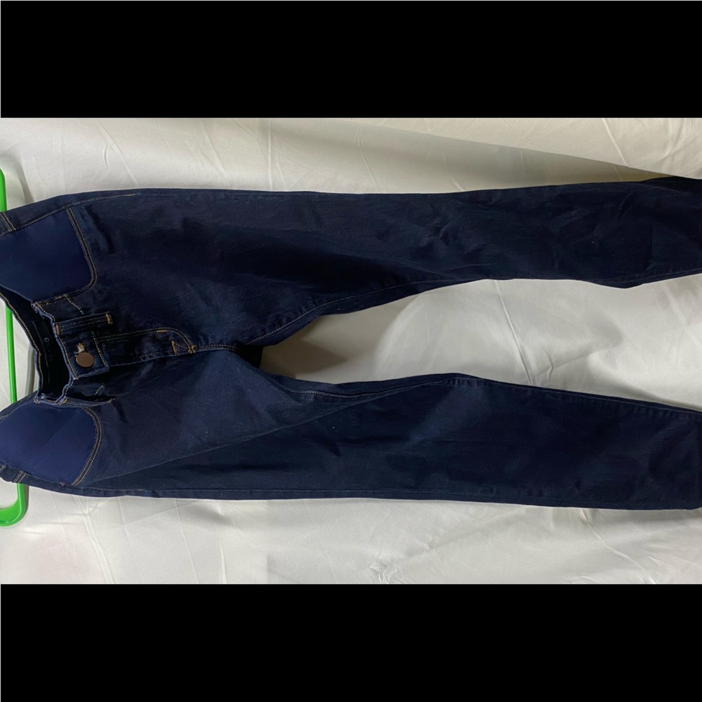 J Brand Mama J Maternity Jeans In Starless Wash, Side Panels Size 6/28 HOT